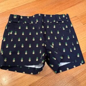 J.Crew Navy Pineapple Shorts